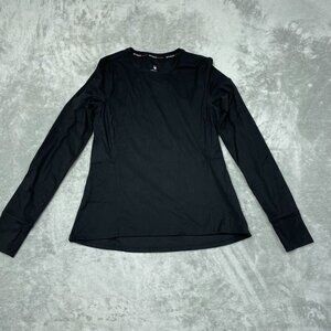 Women's Black Long Sleeve Top